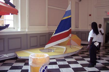 sail boat beach theme props