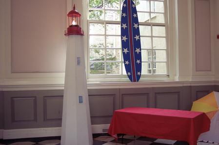 light house beach props theme party